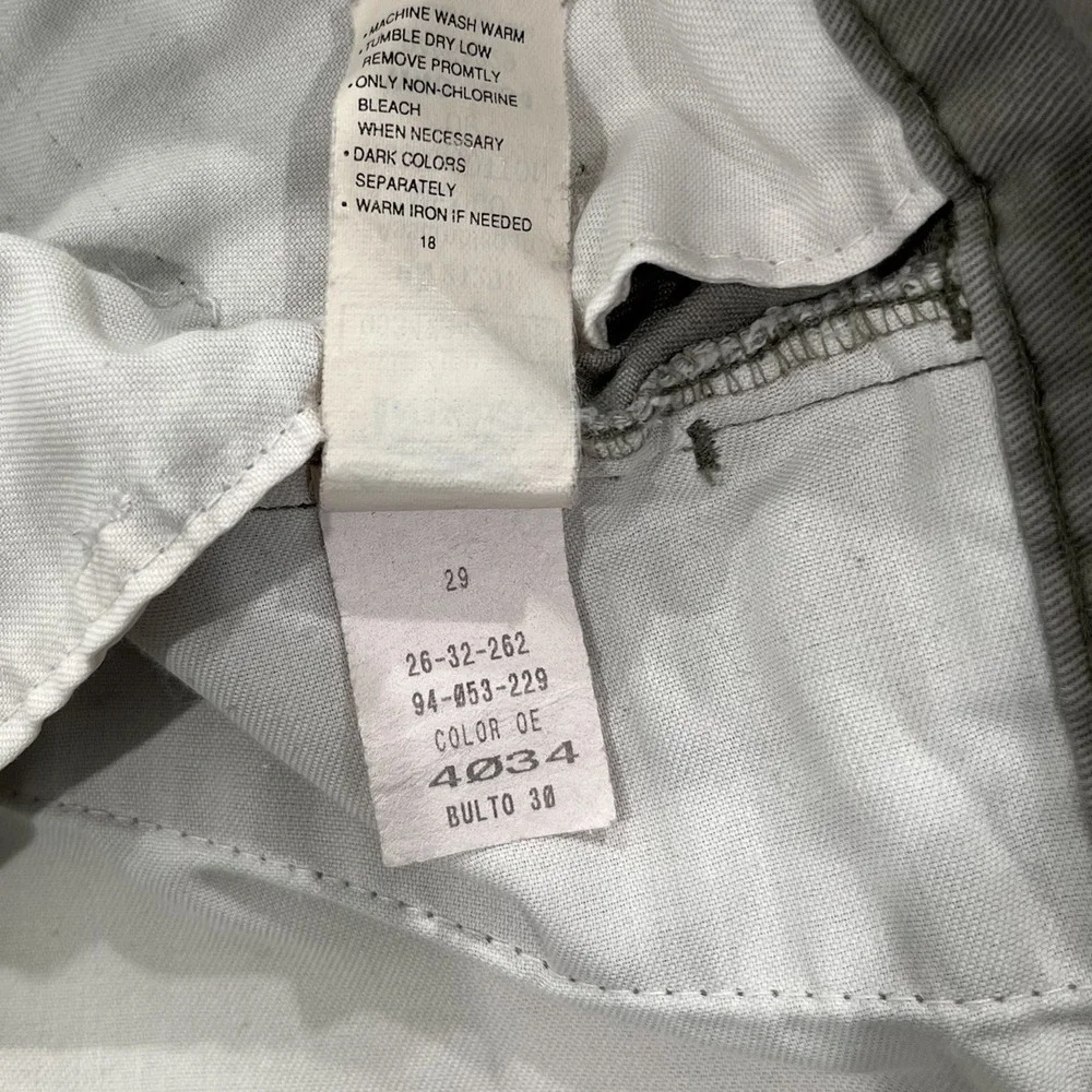 Duxbak Khaki Cotton Chino Pants Men's W40 L34 Classic Fit Work wear Vintage